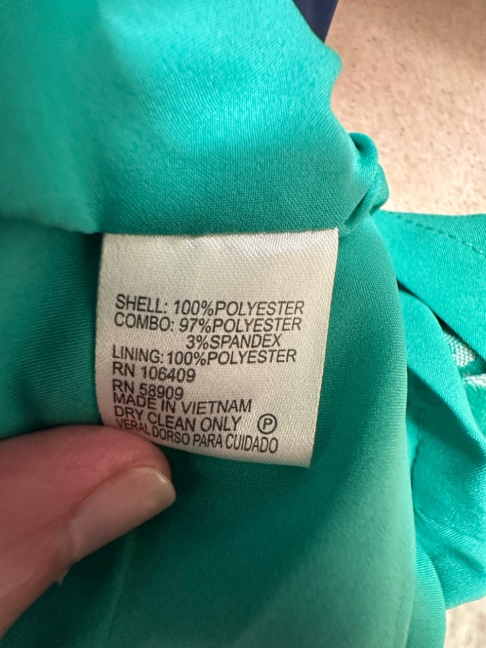 Alex Marie green paisley jacquard dress size 12 green/white - Picture 7 of 7